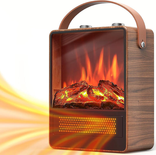 🔥Electric Portable Fireplace Heater - 🎄Christmas Decorations✨