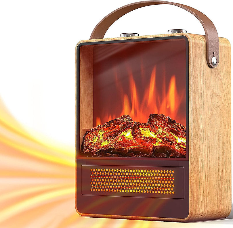 🔥Electric Portable Fireplace Heater - 🎄Christmas Decorations✨